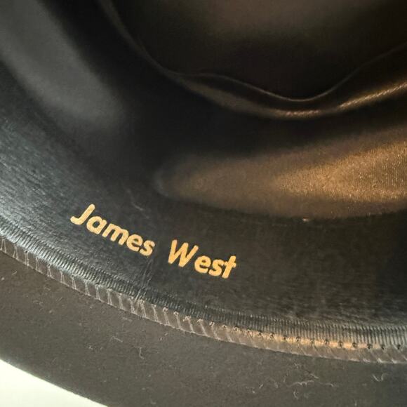 Wild West Warner Brothers James West Cowboy Hat Brown 100% Wool 1999 USA Small main image 5